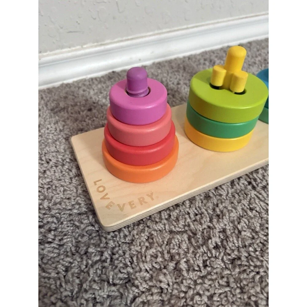 Lovevery Twist Pivot Pattern Puzzle Investigator Toy Montessori